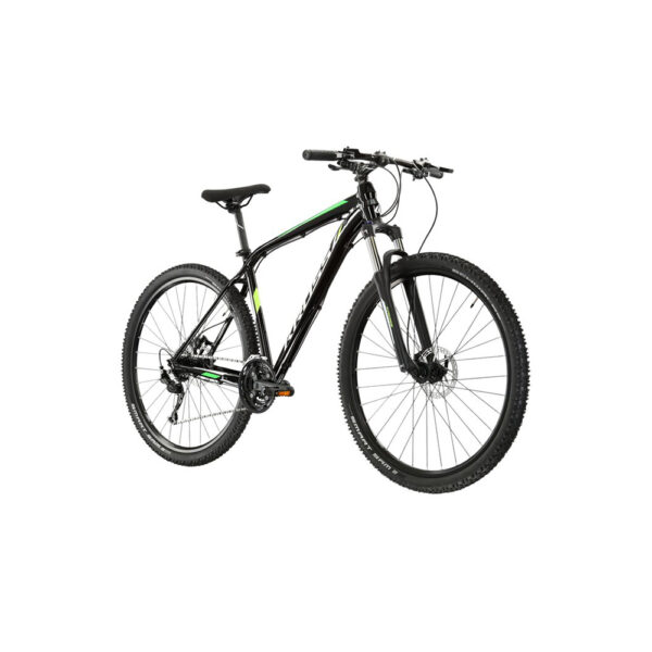 rower górski kross esprit 3.1 m 19" (29") 2022 matowy czarny biały limonkowy na ukos